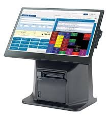 Touchscreen POS Terminal with Built-in Printer